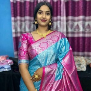 সফ্ট সিল্ক কাতান শাড়ি