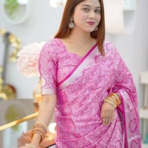 সফ্ট সিল্ক কাতান শাড়ি